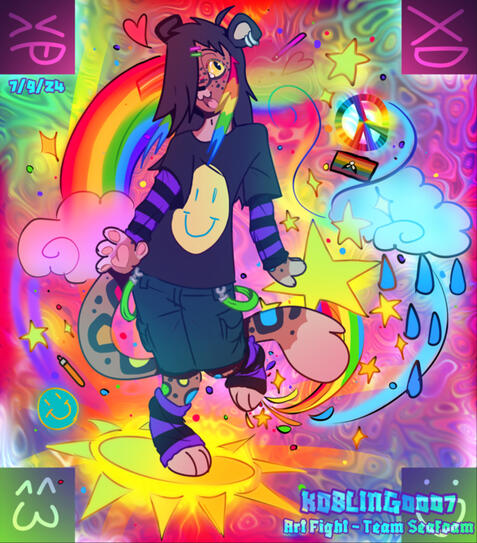 ArtFight attack, Morgan by glittercritter on ArtFight