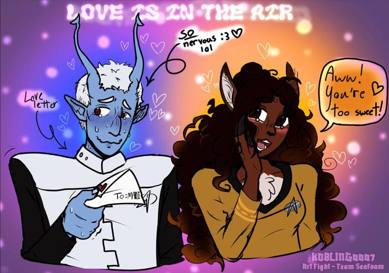 Art Fight, Madelyn &amp; Shras by wellofhavoc