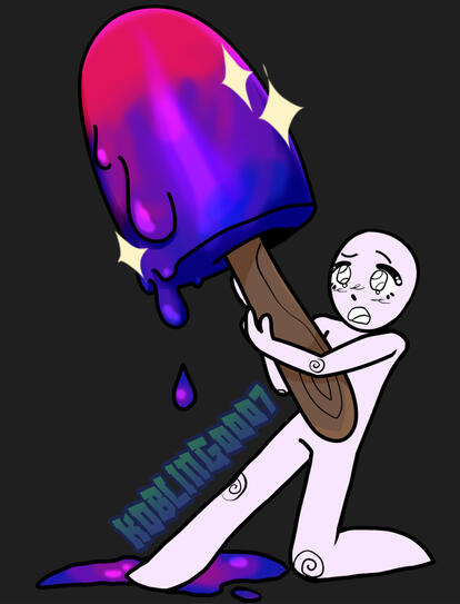 YCH Base, Pride Dessert, Popsicle Melt