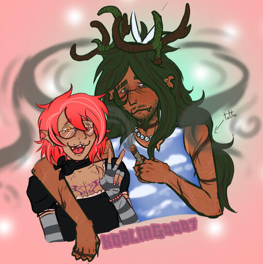My OCs, Daegal &amp; Eyjen