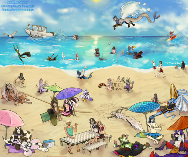 Art Fight mass attack!